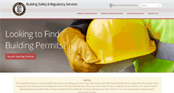 Desktop Screenshot of buildingsafety.chathamcounty.org